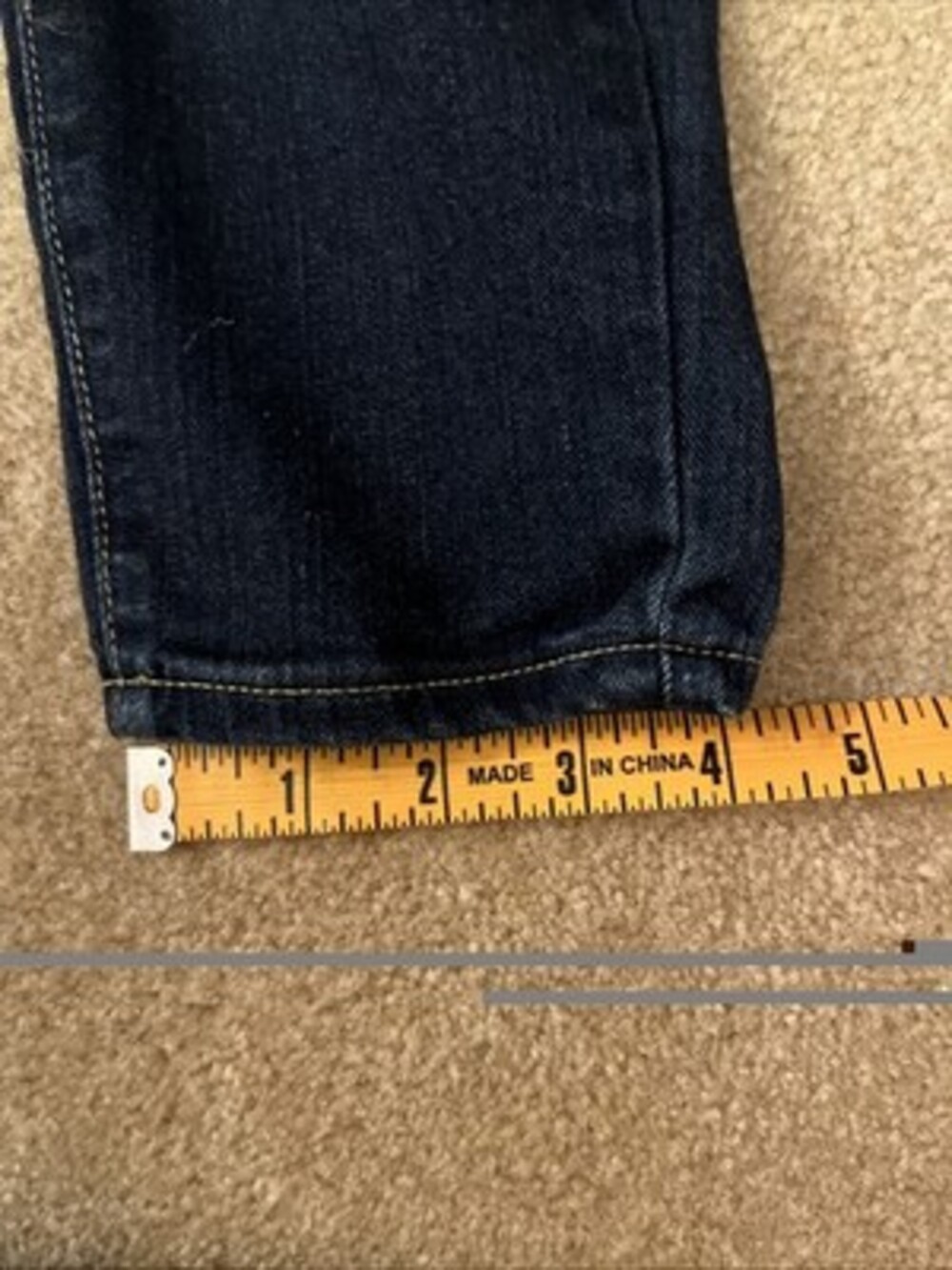 Paige Women's Verdugo Ankle Skinny Jeans Size 24 Dark Wash Stretch Denim - Picture 8 of 8